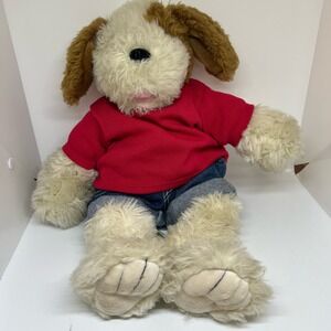 Vintage build a bear dog with original clothing